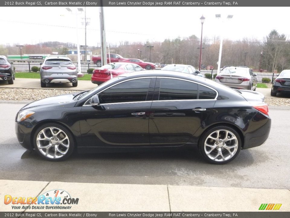 2012 Buick Regal GS Carbon Black Metallic / Ebony Photo #6