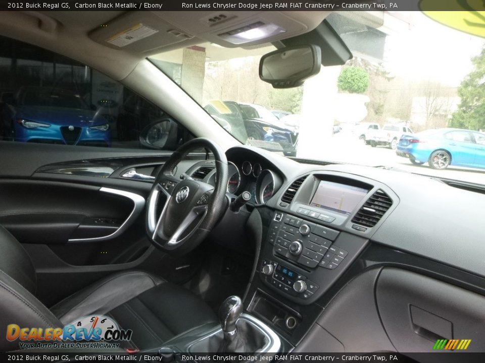 2012 Buick Regal GS Carbon Black Metallic / Ebony Photo #12