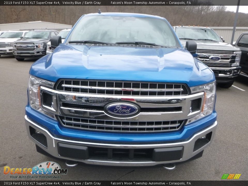 2019 Ford F150 XLT SuperCrew 4x4 Velocity Blue / Earth Gray Photo #4