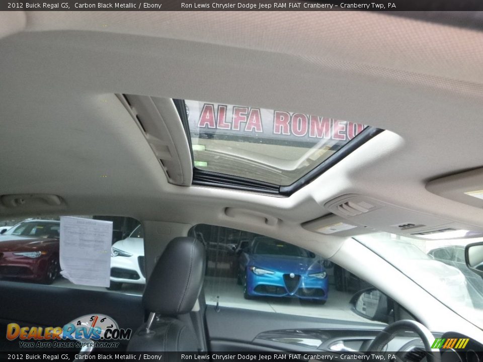 2012 Buick Regal GS Carbon Black Metallic / Ebony Photo #13