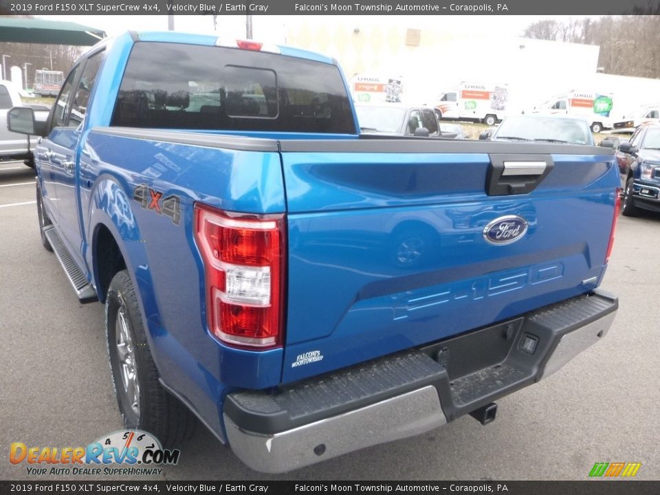 2019 Ford F150 XLT SuperCrew 4x4 Velocity Blue / Earth Gray Photo #6