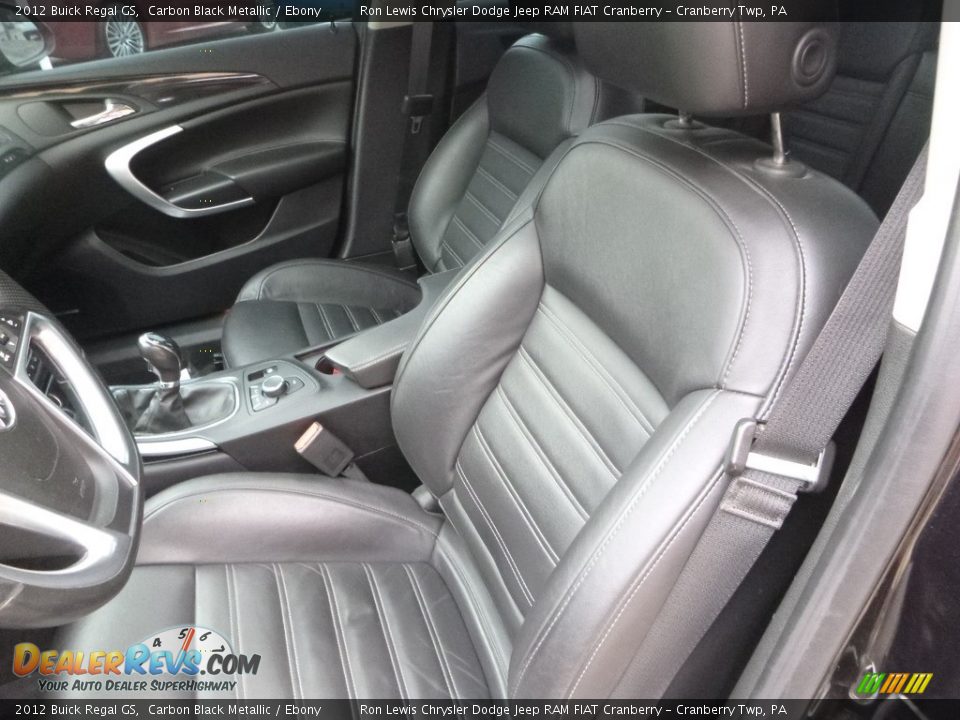 2012 Buick Regal GS Carbon Black Metallic / Ebony Photo #15