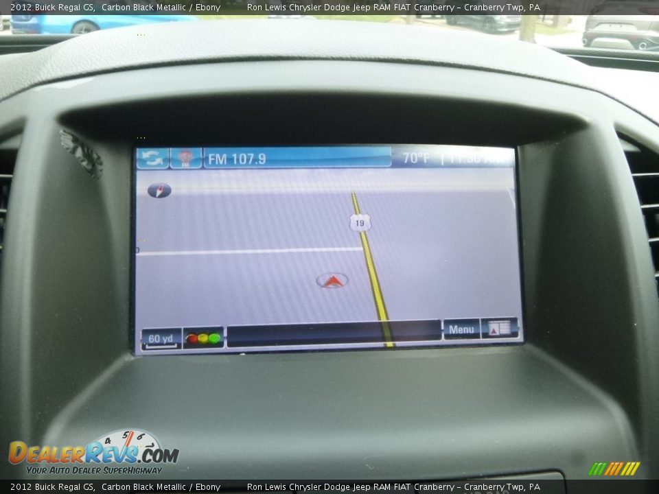 2012 Buick Regal GS Carbon Black Metallic / Ebony Photo #17
