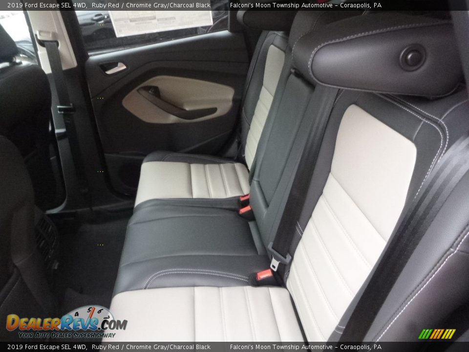 2019 Ford Escape SEL 4WD Ruby Red / Chromite Gray/Charcoal Black Photo #7
