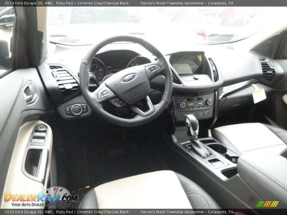 2019 Ford Escape SEL 4WD Ruby Red / Chromite Gray/Charcoal Black Photo #8