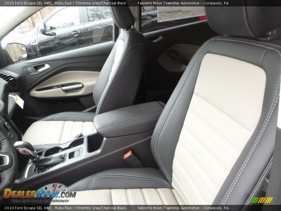 2019 Ford Escape SEL 4WD Ruby Red / Chromite Gray/Charcoal Black Photo #10