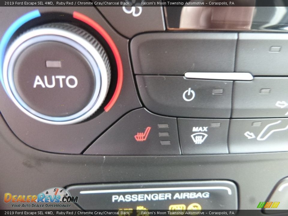2019 Ford Escape SEL 4WD Ruby Red / Chromite Gray/Charcoal Black Photo #12