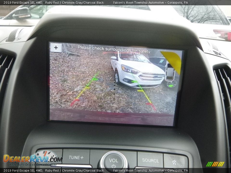 2019 Ford Escape SEL 4WD Ruby Red / Chromite Gray/Charcoal Black Photo #14