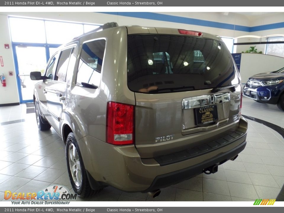 2011 Honda Pilot EX-L 4WD Mocha Metallic / Beige Photo #3