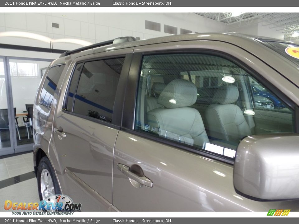 2011 Honda Pilot EX-L 4WD Mocha Metallic / Beige Photo #11