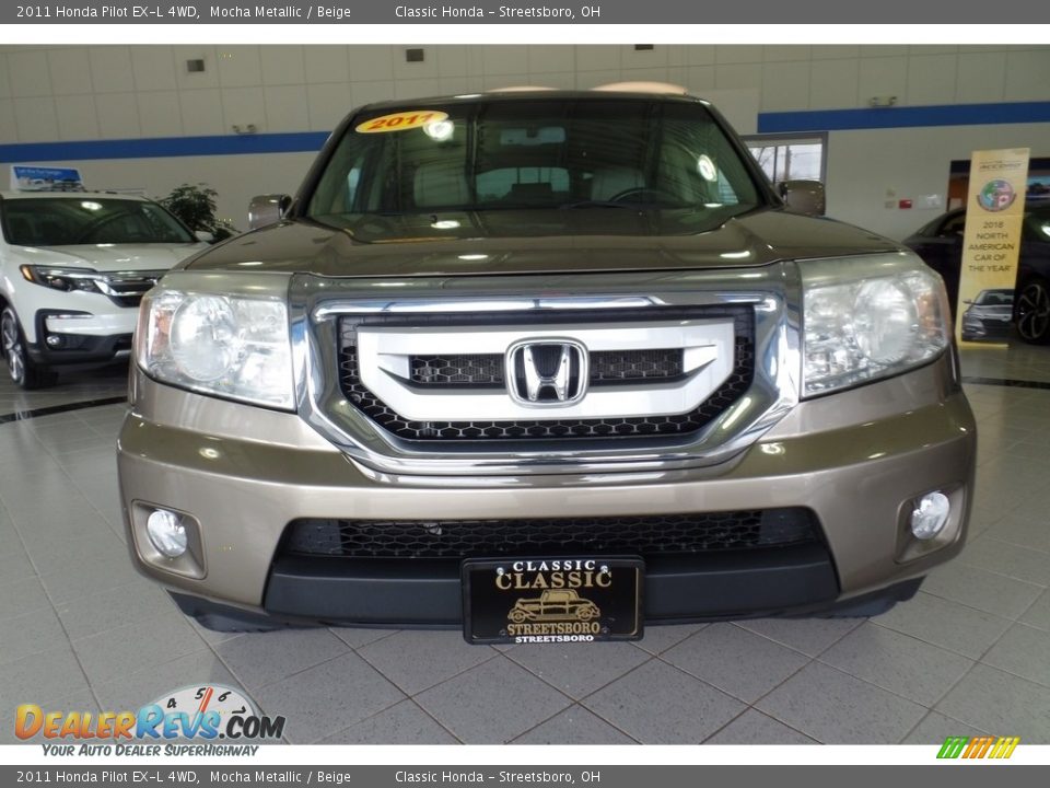 2011 Honda Pilot EX-L 4WD Mocha Metallic / Beige Photo #13