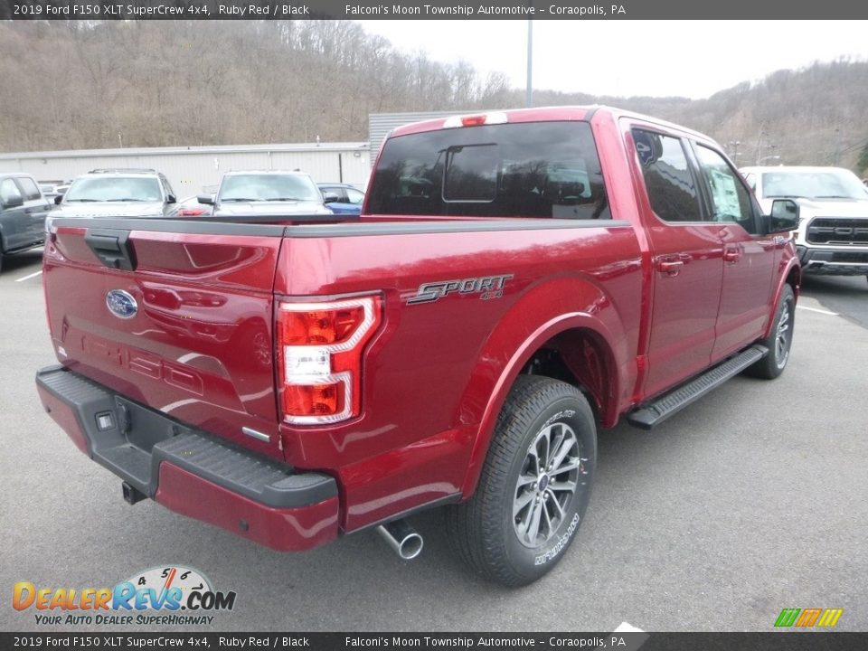 2019 Ford F150 XLT SuperCrew 4x4 Ruby Red / Black Photo #2
