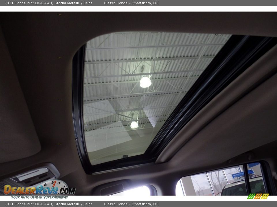 2011 Honda Pilot EX-L 4WD Mocha Metallic / Beige Photo #17