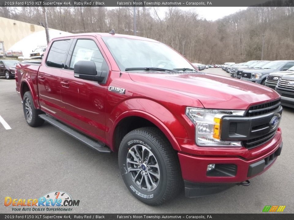 2019 Ford F150 XLT SuperCrew 4x4 Ruby Red / Black Photo #3