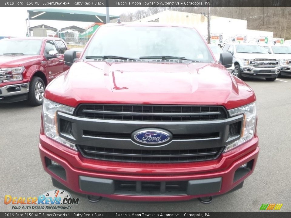 2019 Ford F150 XLT SuperCrew 4x4 Ruby Red / Black Photo #4
