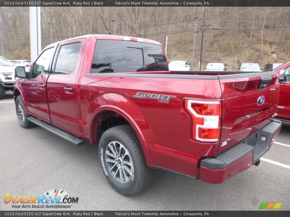 2019 Ford F150 XLT SuperCrew 4x4 Ruby Red / Black Photo #6
