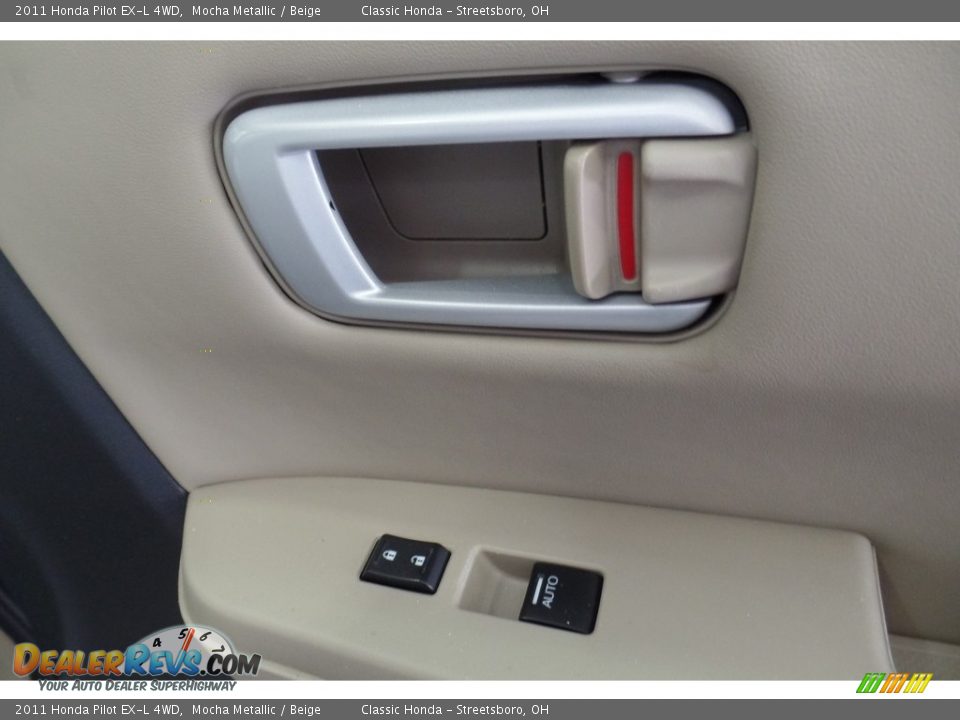 2011 Honda Pilot EX-L 4WD Mocha Metallic / Beige Photo #21