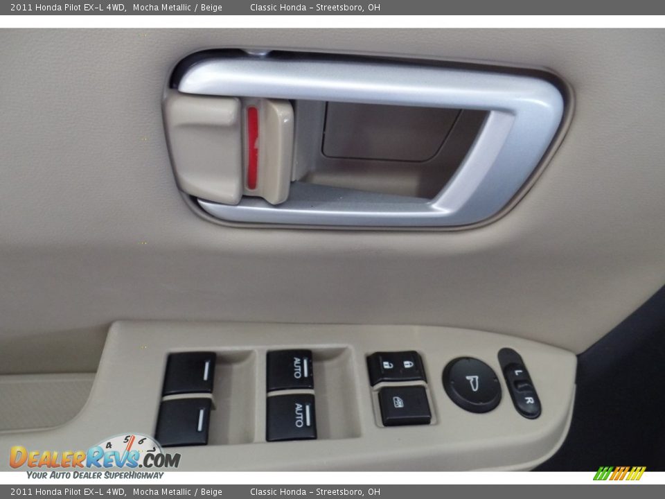 2011 Honda Pilot EX-L 4WD Mocha Metallic / Beige Photo #23