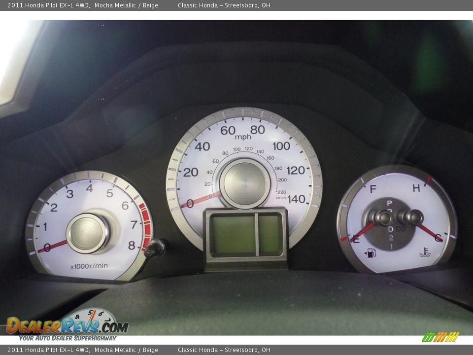 2011 Honda Pilot EX-L 4WD Mocha Metallic / Beige Photo #25