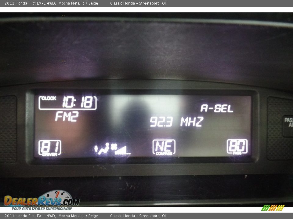 2011 Honda Pilot EX-L 4WD Mocha Metallic / Beige Photo #27