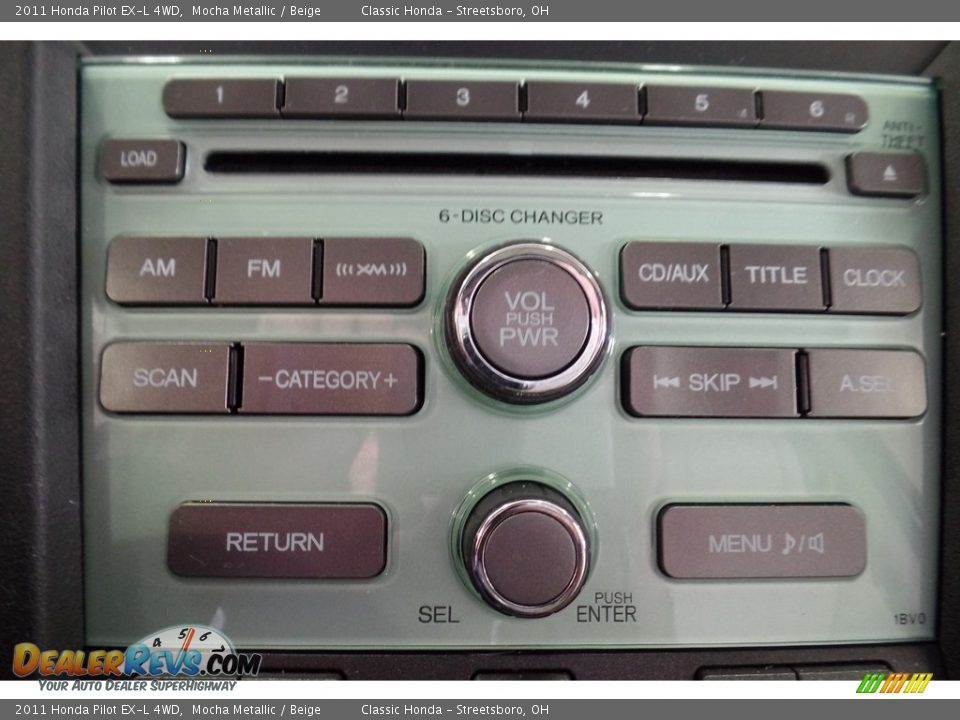 2011 Honda Pilot EX-L 4WD Mocha Metallic / Beige Photo #28