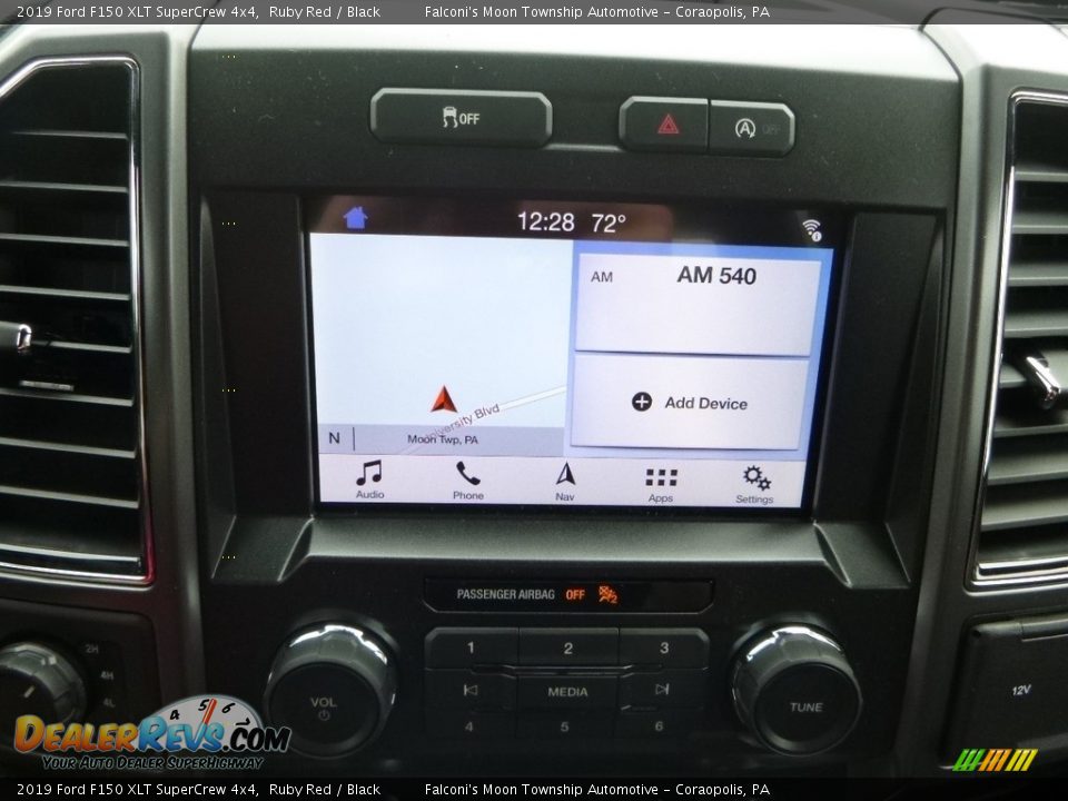 2019 Ford F150 XLT SuperCrew 4x4 Ruby Red / Black Photo #13