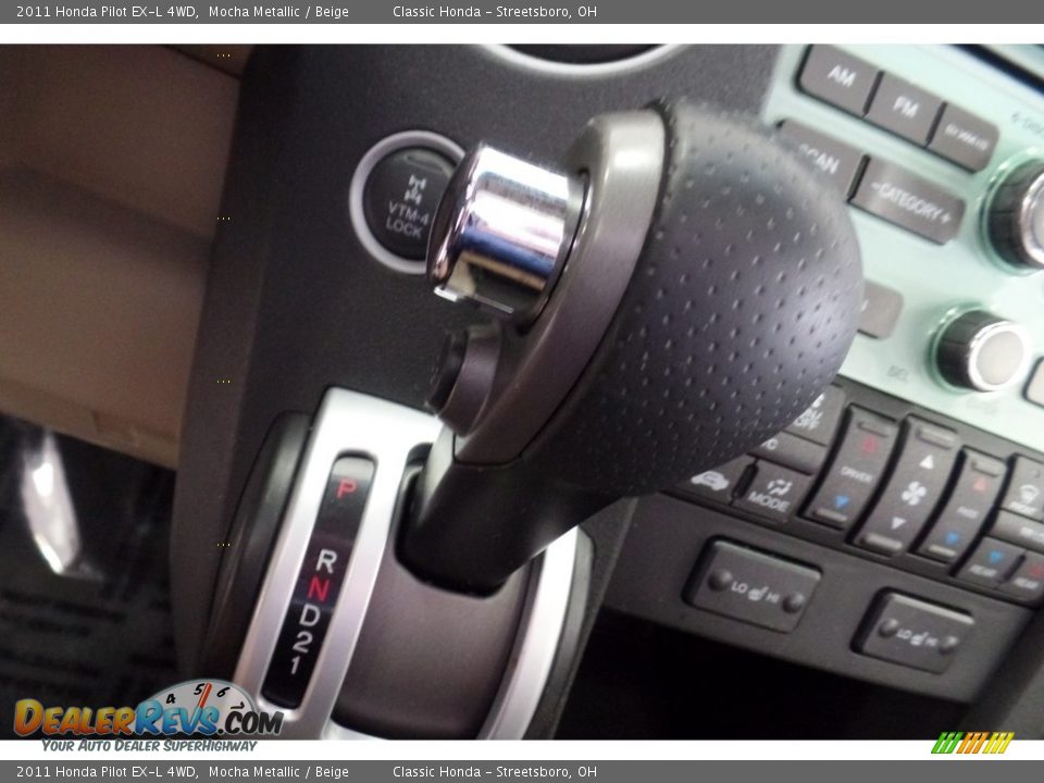 2011 Honda Pilot EX-L 4WD Mocha Metallic / Beige Photo #30