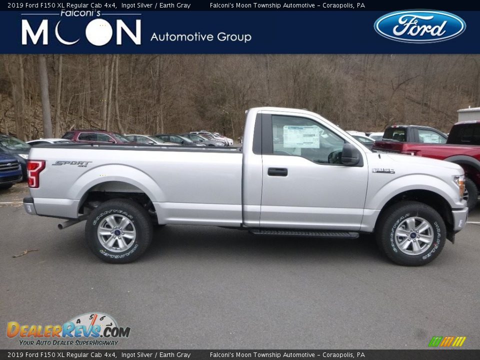 2019 Ford F150 XL Regular Cab 4x4 Ingot Silver / Earth Gray Photo #1