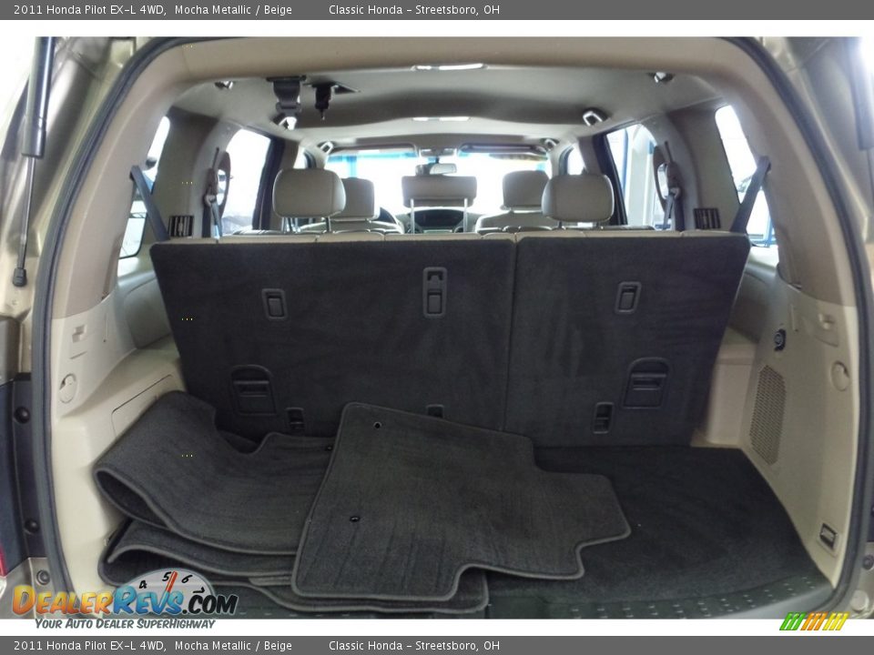 2011 Honda Pilot EX-L 4WD Mocha Metallic / Beige Photo #32