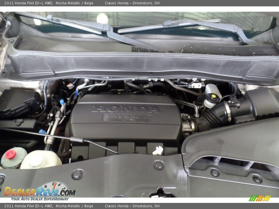 2011 Honda Pilot EX-L 4WD Mocha Metallic / Beige Photo #34