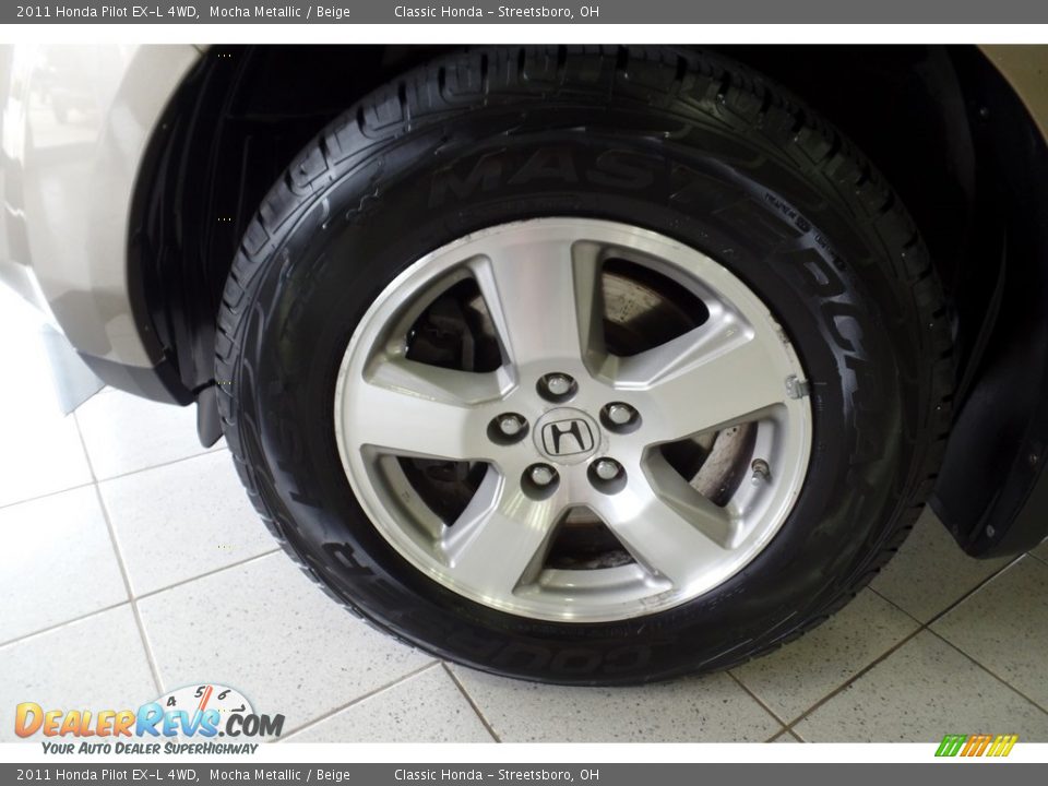 2011 Honda Pilot EX-L 4WD Mocha Metallic / Beige Photo #35