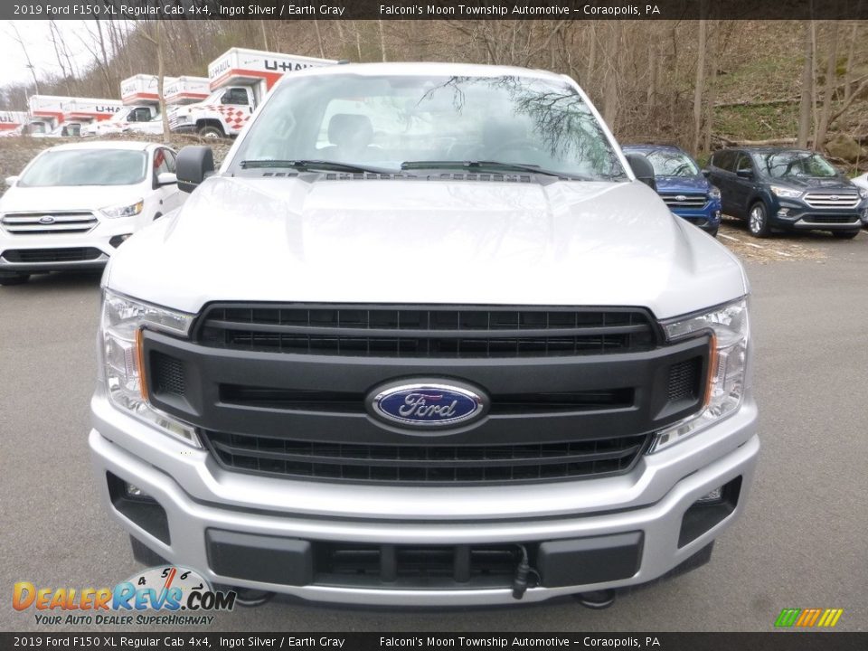 2019 Ford F150 XL Regular Cab 4x4 Ingot Silver / Earth Gray Photo #4