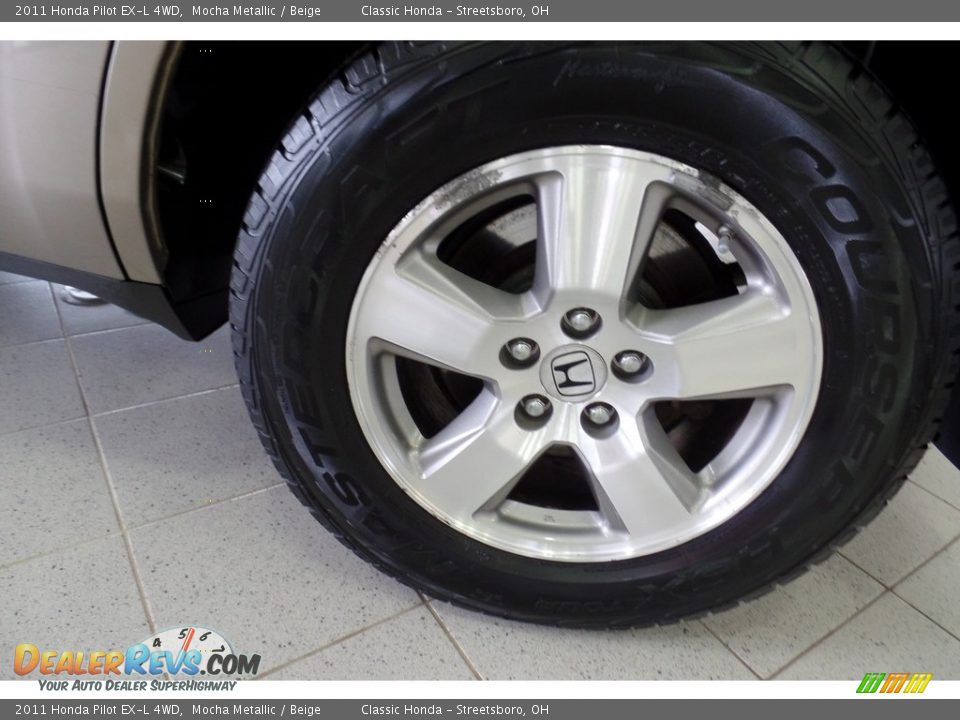 2011 Honda Pilot EX-L 4WD Mocha Metallic / Beige Photo #36