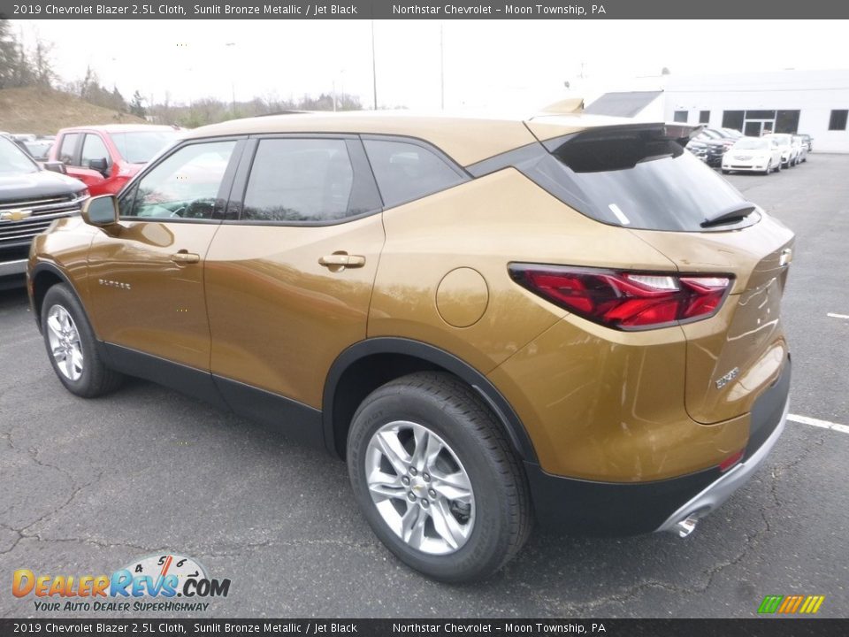 2019 Chevrolet Blazer 2.5L Cloth Sunlit Bronze Metallic / Jet Black Photo #4