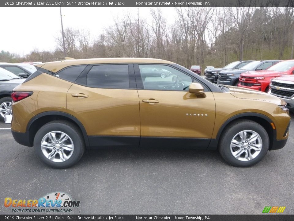 2019 Chevrolet Blazer 2.5L Cloth Sunlit Bronze Metallic / Jet Black Photo #7