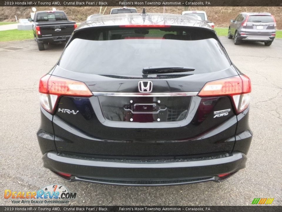 2019 Honda HR-V Touring AWD Crystal Black Pearl / Black Photo #4