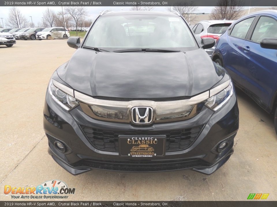 2019 Honda HR-V Sport AWD Crystal Black Pearl / Black Photo #3