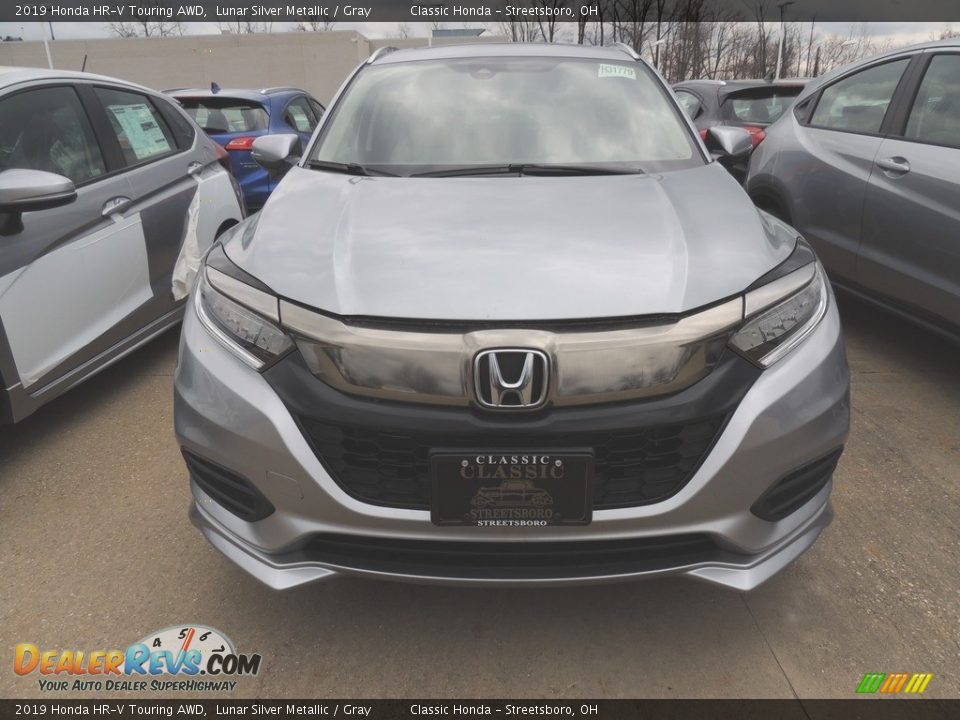 2019 Honda HR-V Touring AWD Lunar Silver Metallic / Gray Photo #2