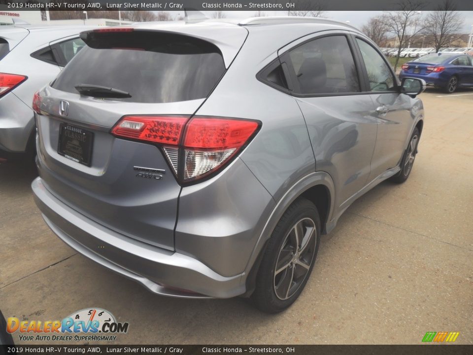 2019 Honda HR-V Touring AWD Lunar Silver Metallic / Gray Photo #4