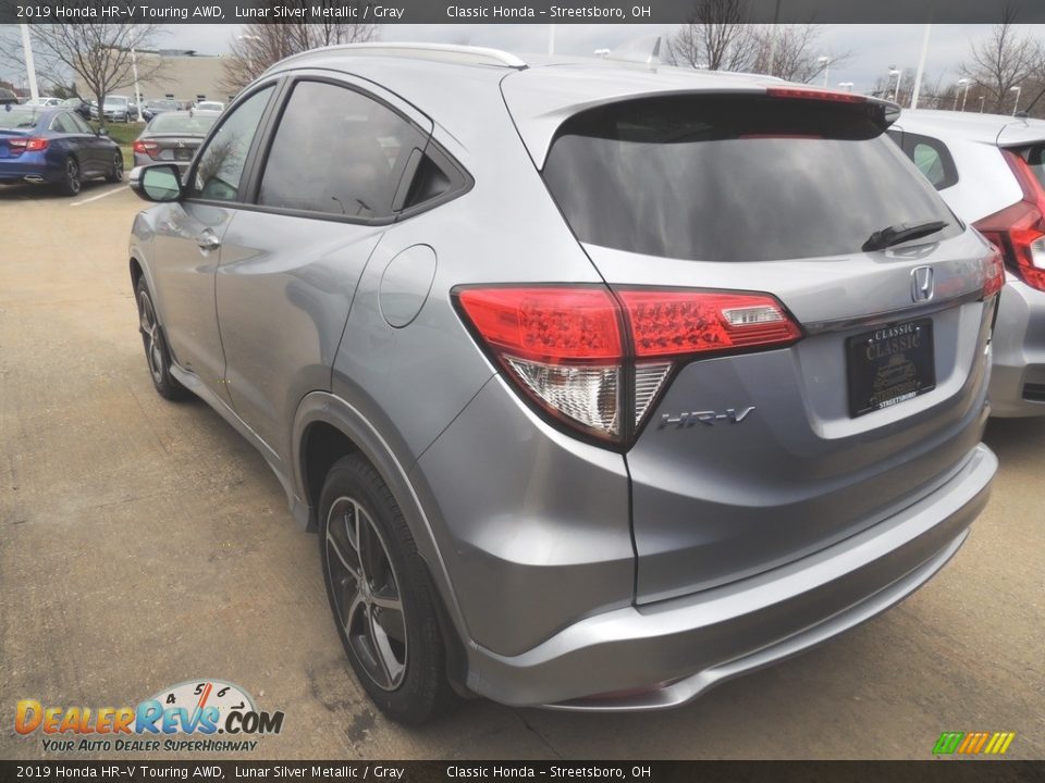 2019 Honda HR-V Touring AWD Lunar Silver Metallic / Gray Photo #5