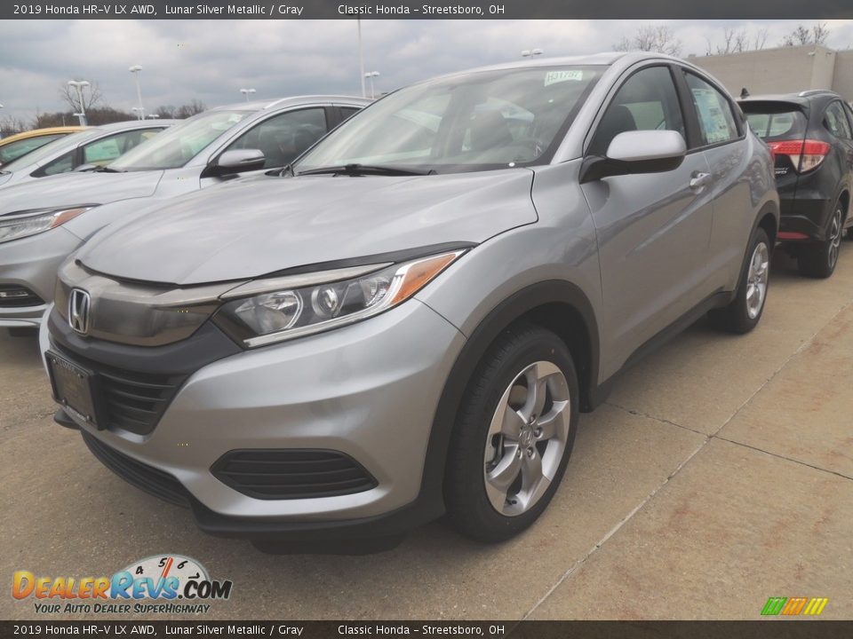2019 Honda HR-V LX AWD Lunar Silver Metallic / Gray Photo #1