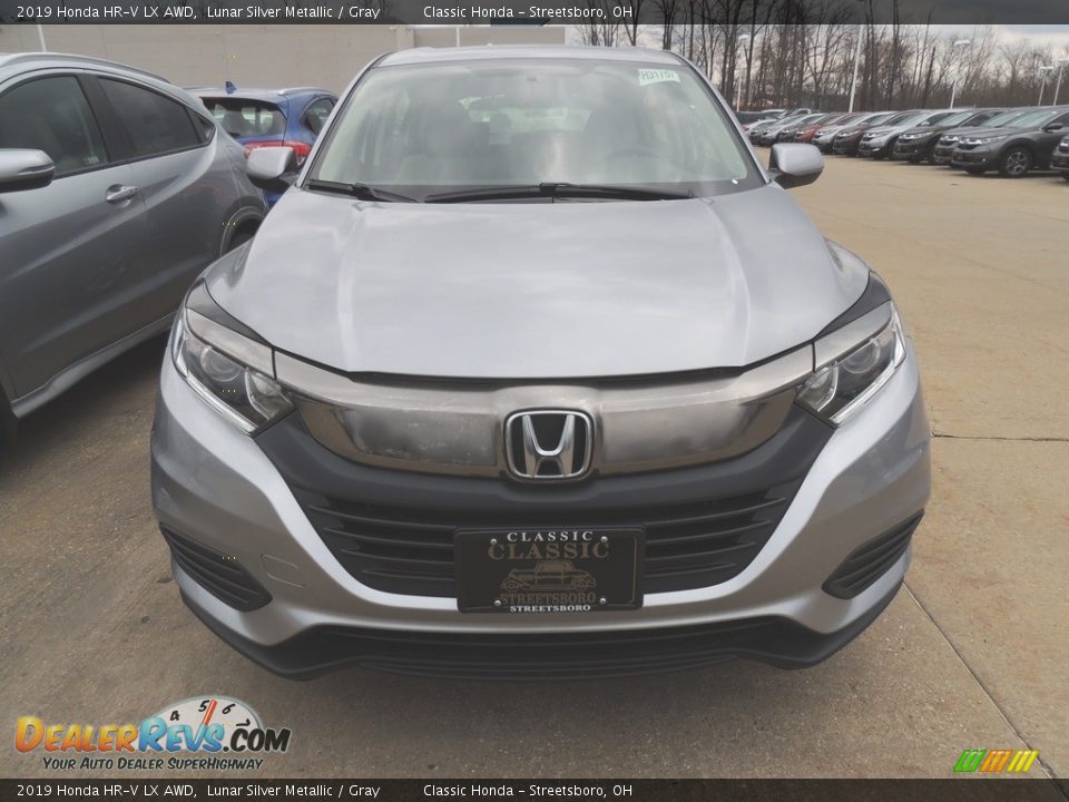 2019 Honda HR-V LX AWD Lunar Silver Metallic / Gray Photo #2