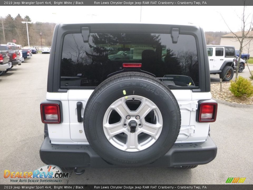 2019 Jeep Wrangler Sport 4x4 Bright White / Black Photo #4