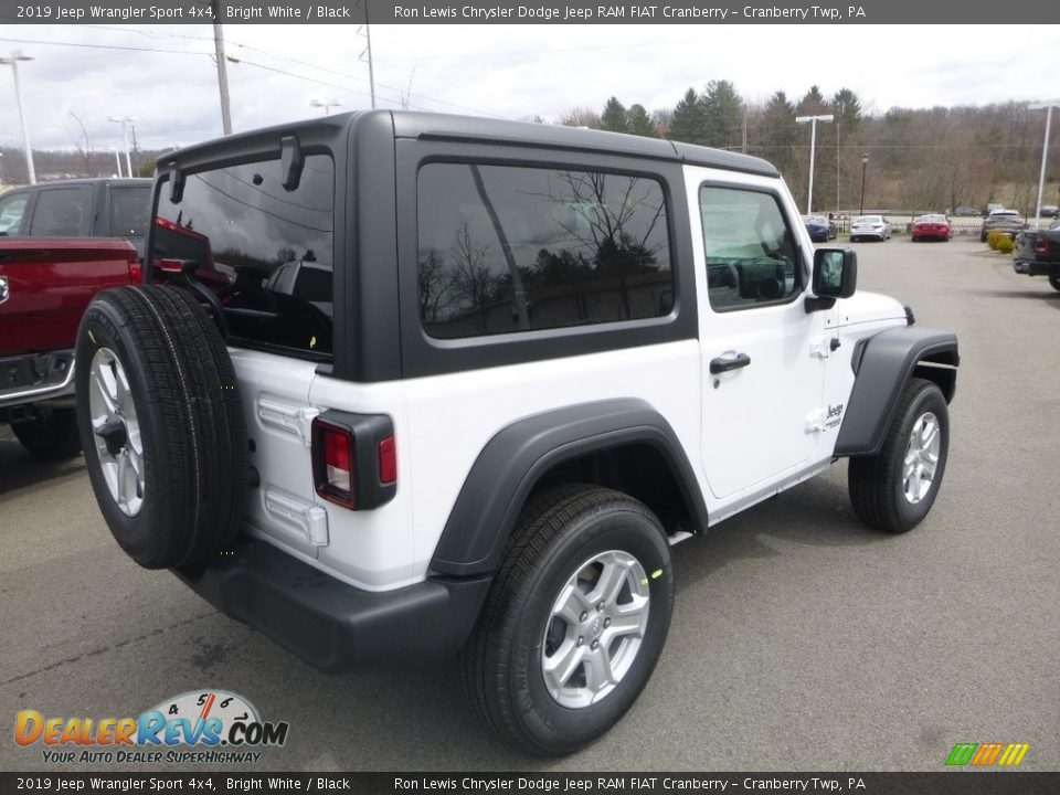 2019 Jeep Wrangler Sport 4x4 Bright White / Black Photo #5