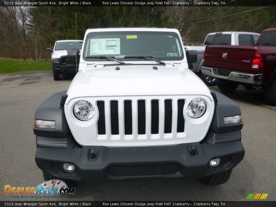 2019 Jeep Wrangler Sport 4x4 Bright White / Black Photo #8
