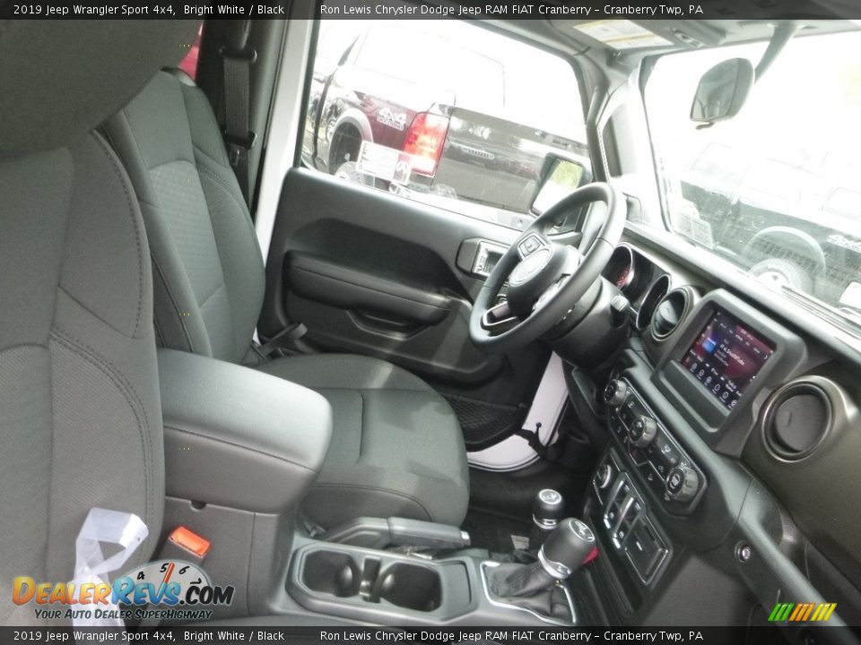 2019 Jeep Wrangler Sport 4x4 Bright White / Black Photo #9