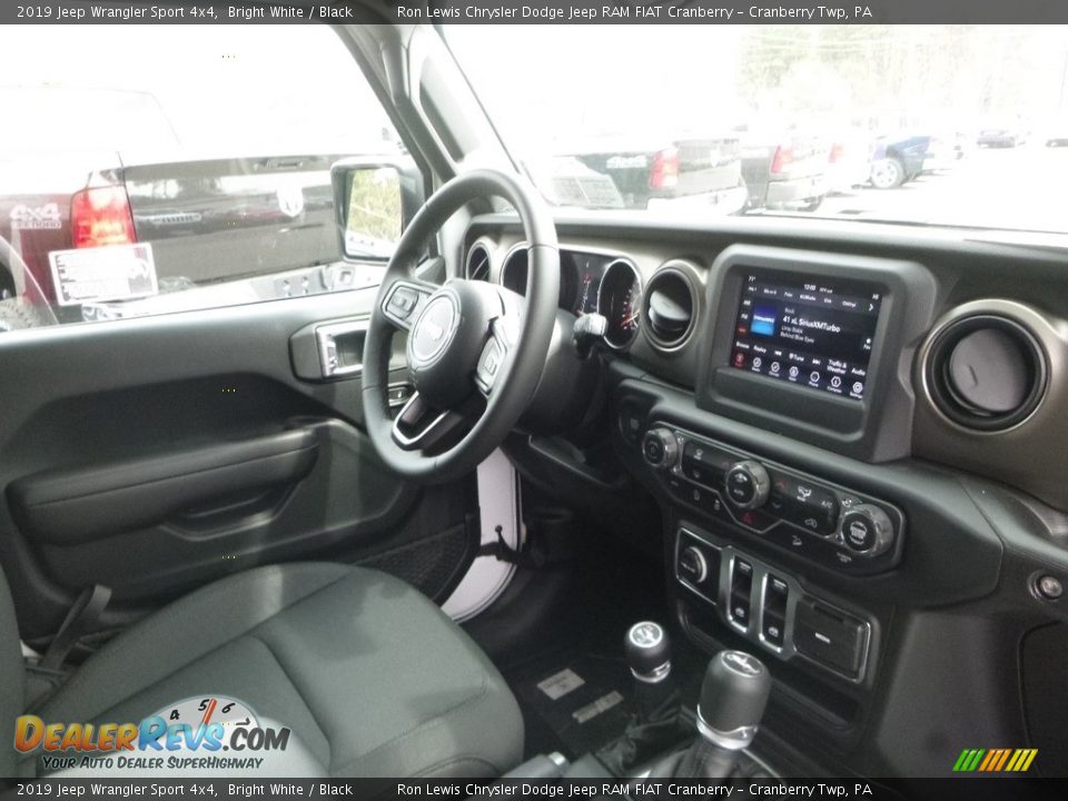 2019 Jeep Wrangler Sport 4x4 Bright White / Black Photo #11