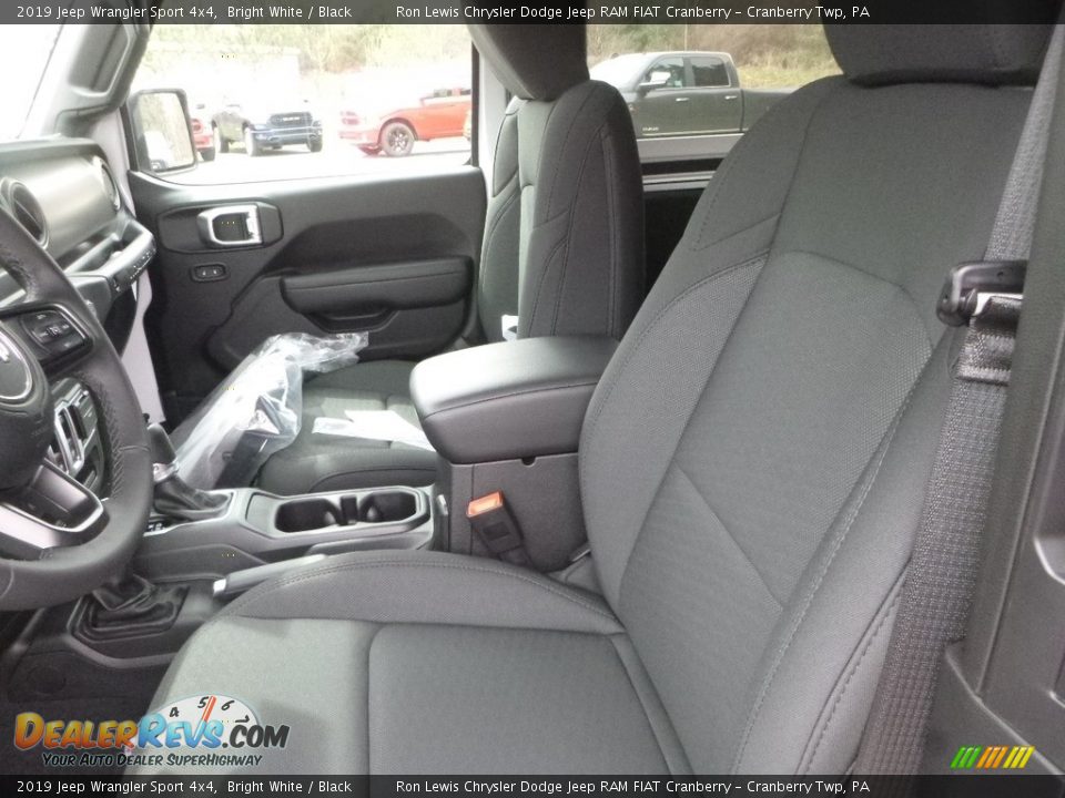 2019 Jeep Wrangler Sport 4x4 Bright White / Black Photo #12