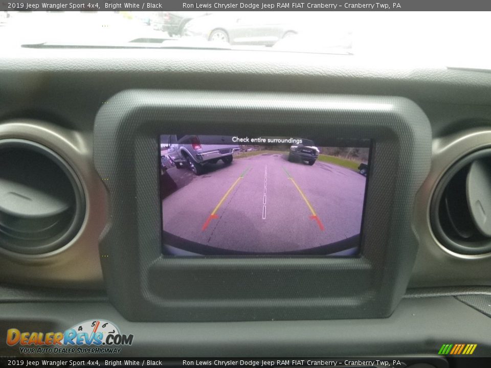 2019 Jeep Wrangler Sport 4x4 Bright White / Black Photo #16