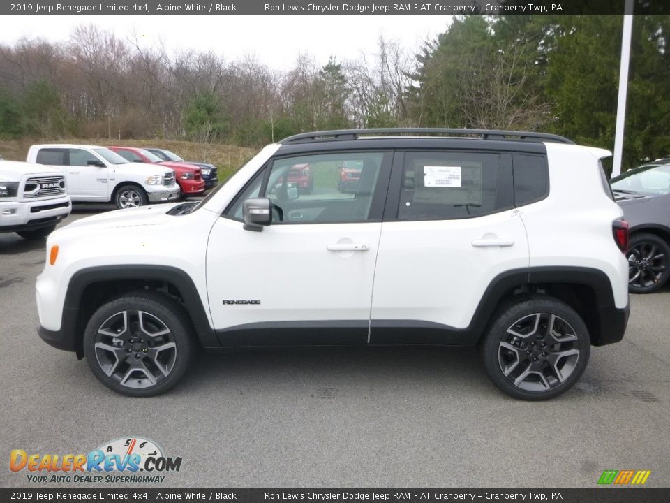 Alpine White 2019 Jeep Renegade Limited 4x4 Photo #2